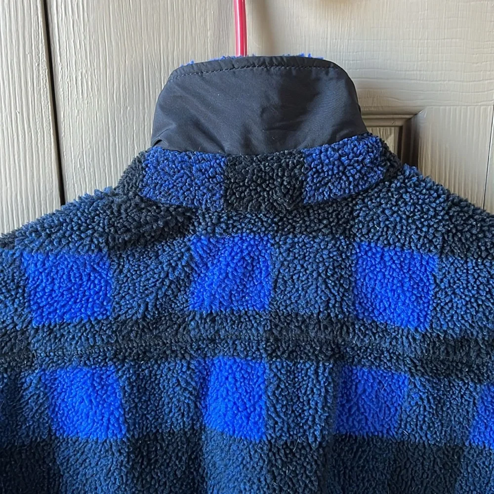Levi Sherpa Buffalo Plaid Shirt Jacket - Picture 4 of 7